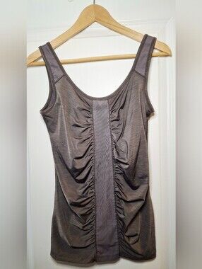 Lole Ruched Tank Top with Built-in Bra (M/L)